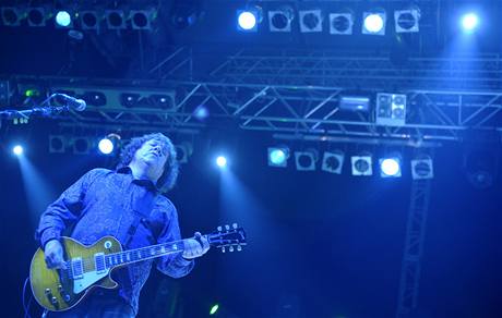 Irský rockový a bluesový kytarista Gary Moore vystoupil 30. ervence v programu hudebního festivalu Benátská noc 