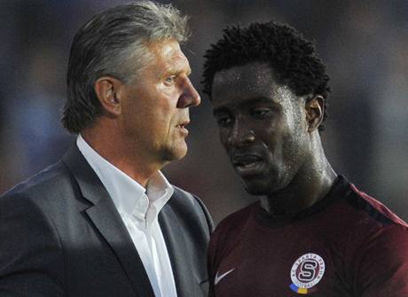 AC Sparta Praha - FC Bank Ostrava (Jozef Chovanec a Bony Wilfried)