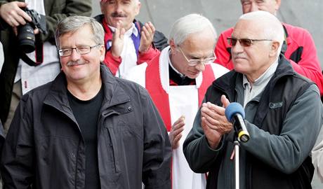 Václav Klaus a Bronislaw Komorowski