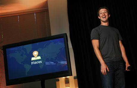 éf Facebooku Mark Zuckerberg pedstavuje novou slubu Places