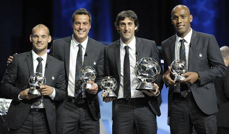 Wesley Sneijder, Julio Cesar, Maicon, Diego Milito