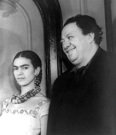 Frida Kahlo a Diego Rivera.