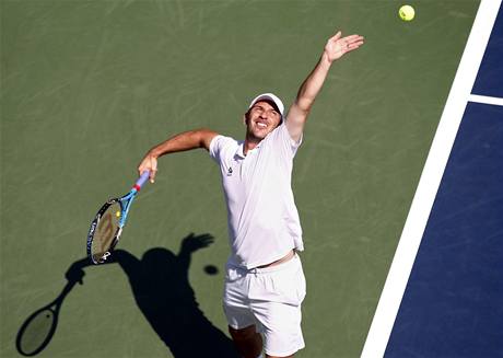 esk tenista Jan Hjek nestail v 1. kole US Open na Ameriana Mardyho Fishe