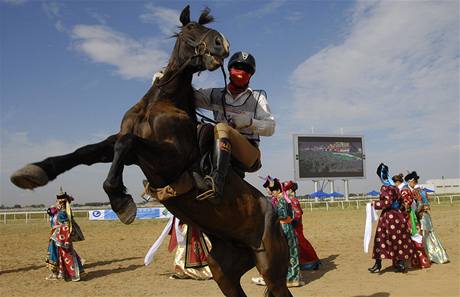 Dostihové závody v Mongolsku