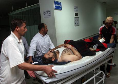 Zranný po bombových útocích v Bagdádu