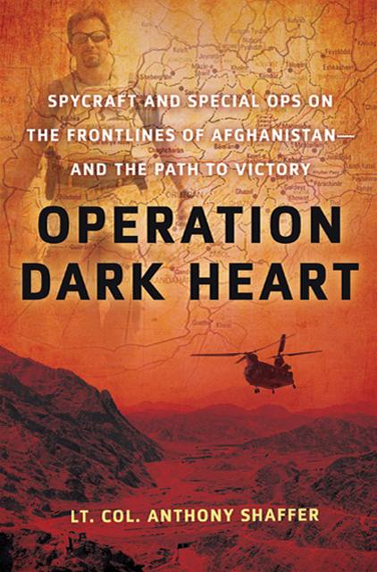 Pebal knihy Operace Temn srdce (Operation Darkt Heart) od Anthonyho Shaffera