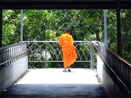 Buddhistický mnich (ilustraní foto).