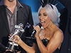 Lady Gaga pebírá cenu MTV