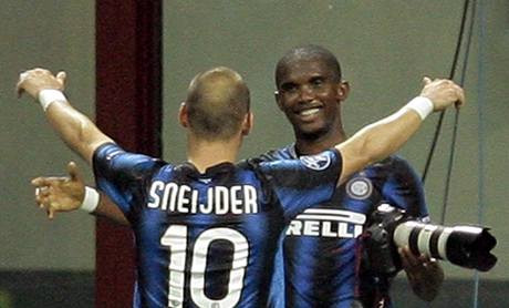 Eto´o a Sneijder.