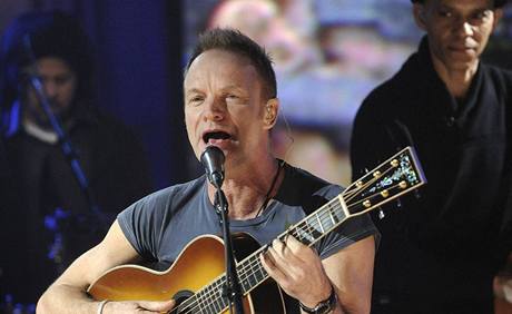 Akce Hope For Haiti Now: Sting.