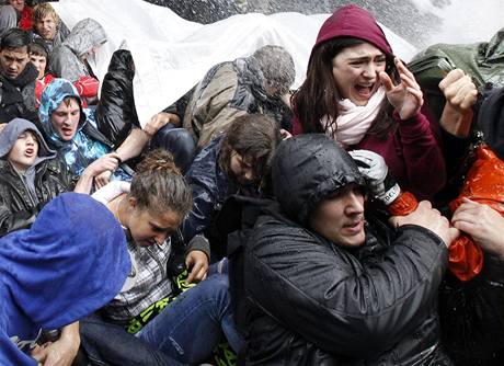 Potlaovn protest ve Stuttgartu