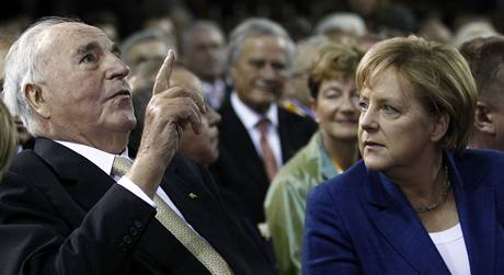 Helmut Kohl a Angela Merkelová