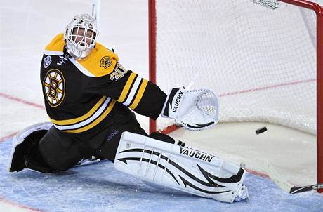 Bl Tygi Liberec - Boston Bruins (Tim Thomas inkasuje)