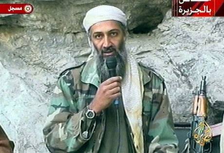 Usáma bin Ládin na snímku z roku 2001