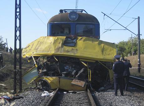 Nehoda autobusu na Ukrajin