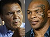 Muhammad Ali a Mike Tyson.