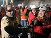 První dáma Chile na míst zácharnné akce