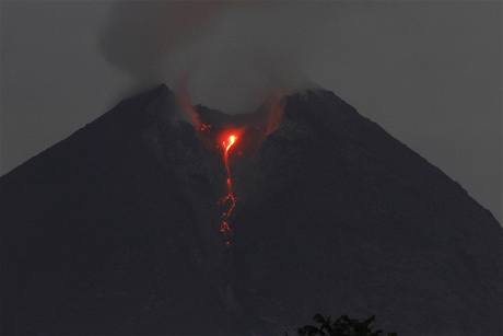 Indonsk sopka Merapi rozpoutala dal silnou erupci.