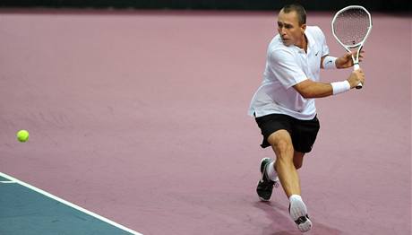 Ivan Lendl na exhibici v Ostrav.