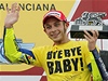 Valentino Rossi se louí s Yamahou tetím místem.