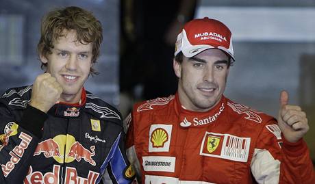 Sebastian Vettel a Fernando Alonso.