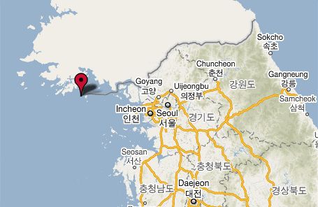 Jihokorejsk ostrov Jon-pchjong