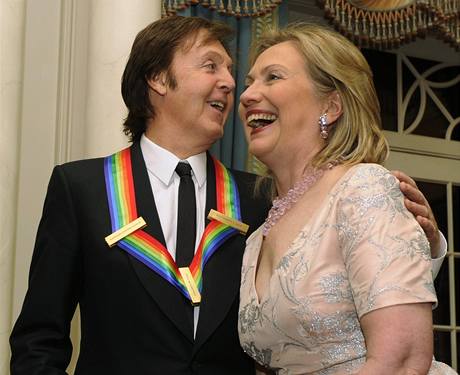 Hillary Clinton s Paulem McCartneyem
