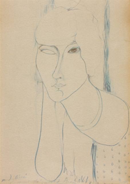 Modigliani: Portrt Ghitty, 1918