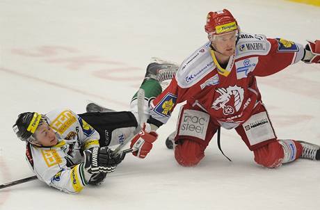 Mlad Boleslav - Tinec (Marek Loskot vlevo a Martin Adamsk )