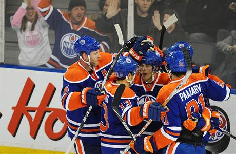 Edmonton Oilers (hokejisté slaví)