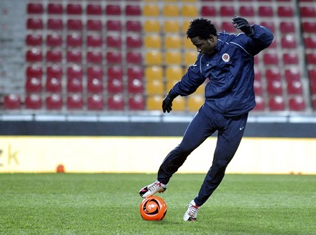 Bony Wilfried na trninku