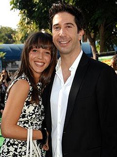 David Schwimmer s manelkou Zoe Buckmanovou (nestandard)