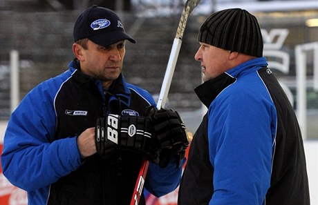 Vladimír Jeábek (vlevo) a Ladislav Lubina.