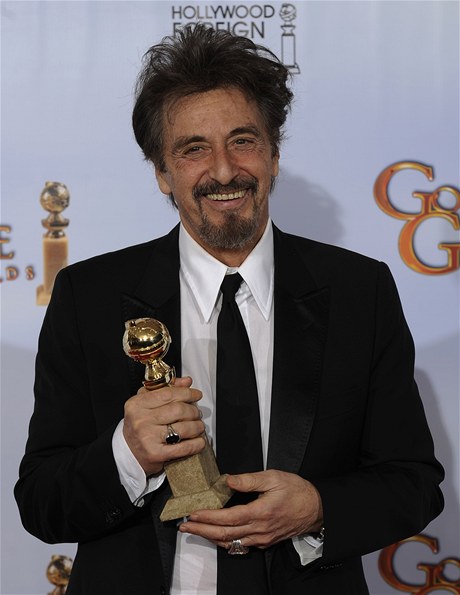 Al Pacino na letoním pedávání prestiních filmových a televizních cen Zlatý glóbus 