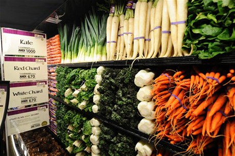 Obchod se zeleninou - ilustraní foto.