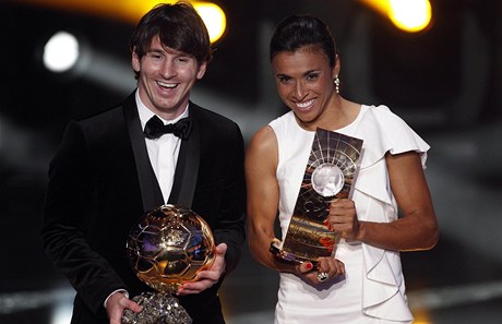 Dritel Zlatho me 2010: Lionel Messi a Marta