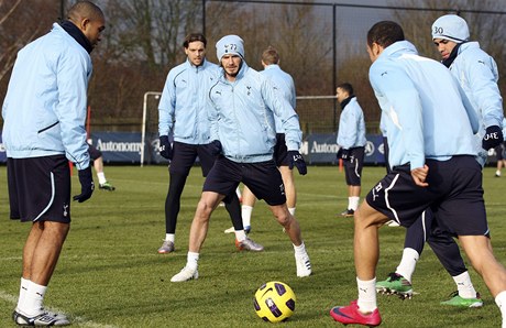 David Beckham u trnuje v Tottenhamu.