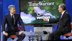  éf spolenosti Time Warner Jeff Bewkes mluví se éfem Verizon Seidenbergem 