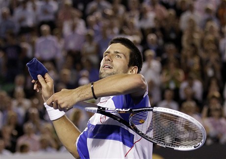 Novak Djokovi slav postup do semifinle Australian Open