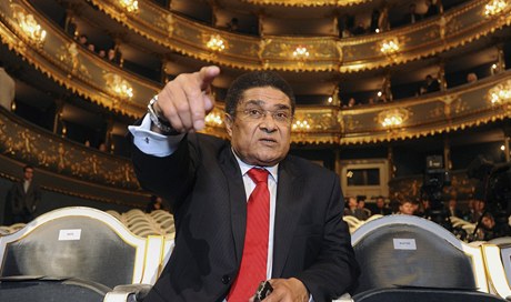 Eusébio na vyhláení Fotbalista roku.