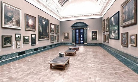Londnsk Tate Modern ve virtulnm proveden pomoc Google Street View