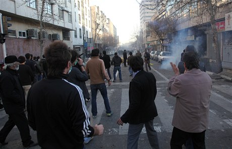 Protesty v Tehernu