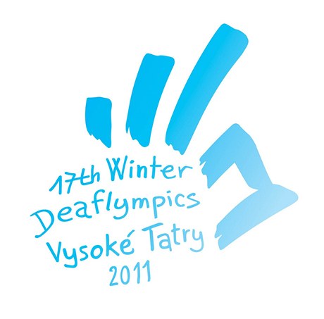 Logo 17. zimních olympijských her pro neslyící na Slovensku