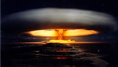 Atomová válka (ilustrační foto). Atomová válka (ilustrační foto).