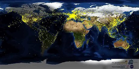 Animace leteckého provozu ve svt.