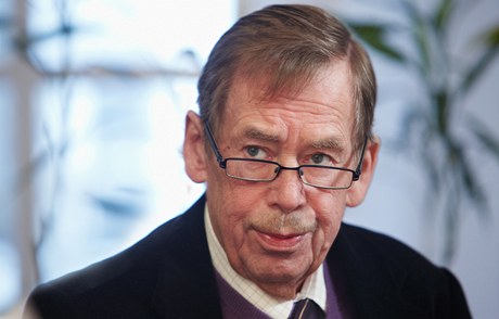 Václav Havel pi rozhovoru pro LN