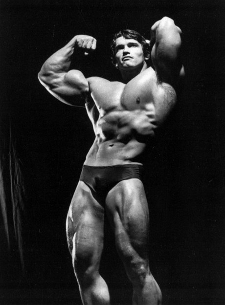 Arnold Schwarzenegger na archivnm snmku.