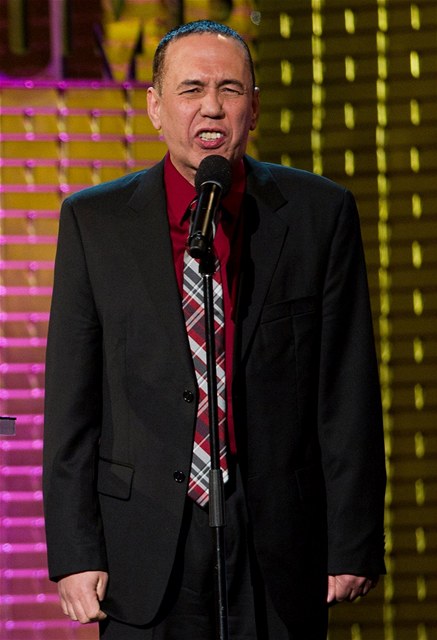 Americký komik Gilbert Gottfried.