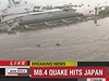 Zemtesení v Japonsku.