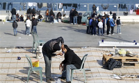 Provizorn holistv. Pval imigrant vyvolv nevoli mezi mstnmi obyvateli.